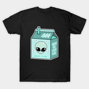 Alien Milk | Kawaii Milk | Creepy Cute T-Shirt